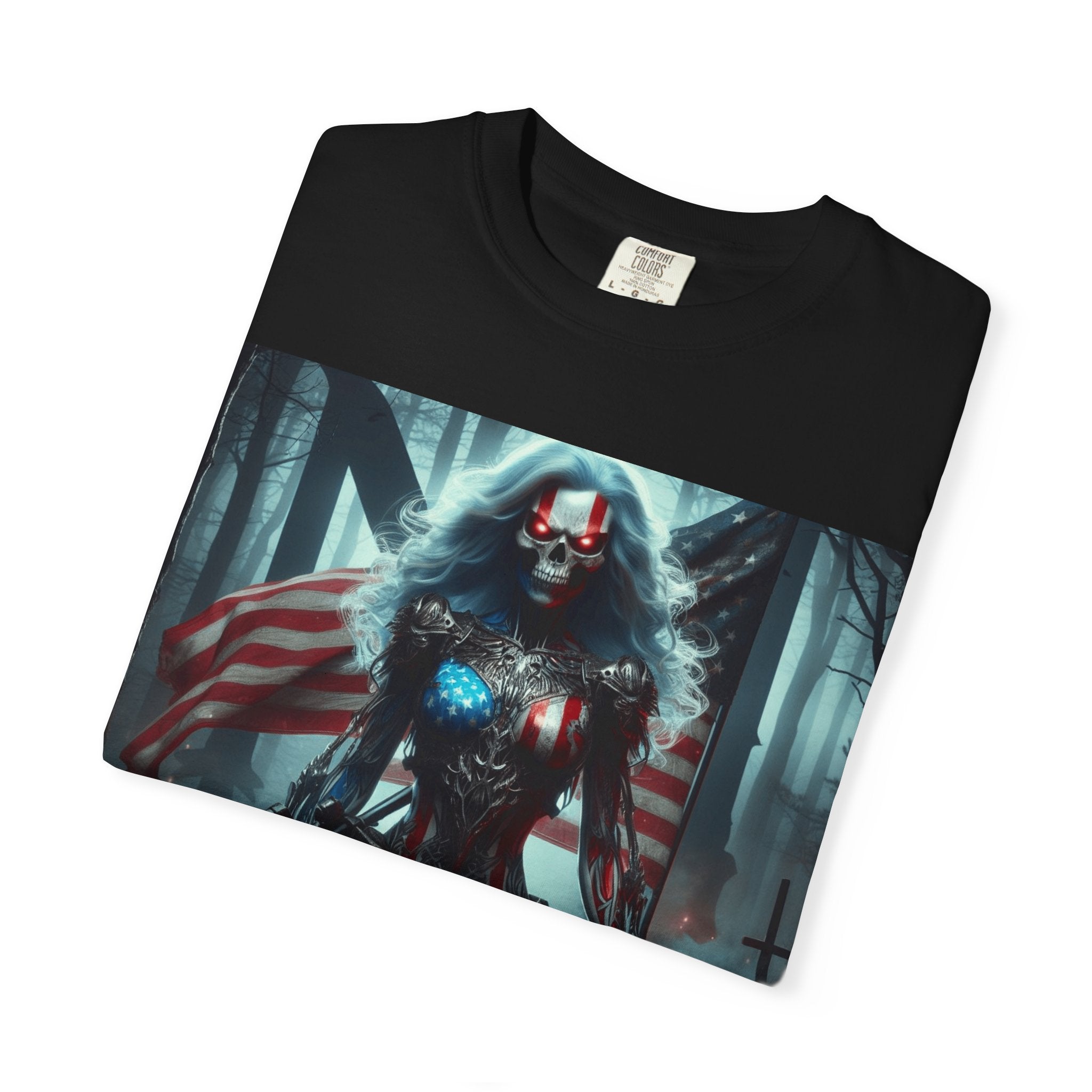 American Warrior Ver 16 | Soldier Skull Forest Graphic