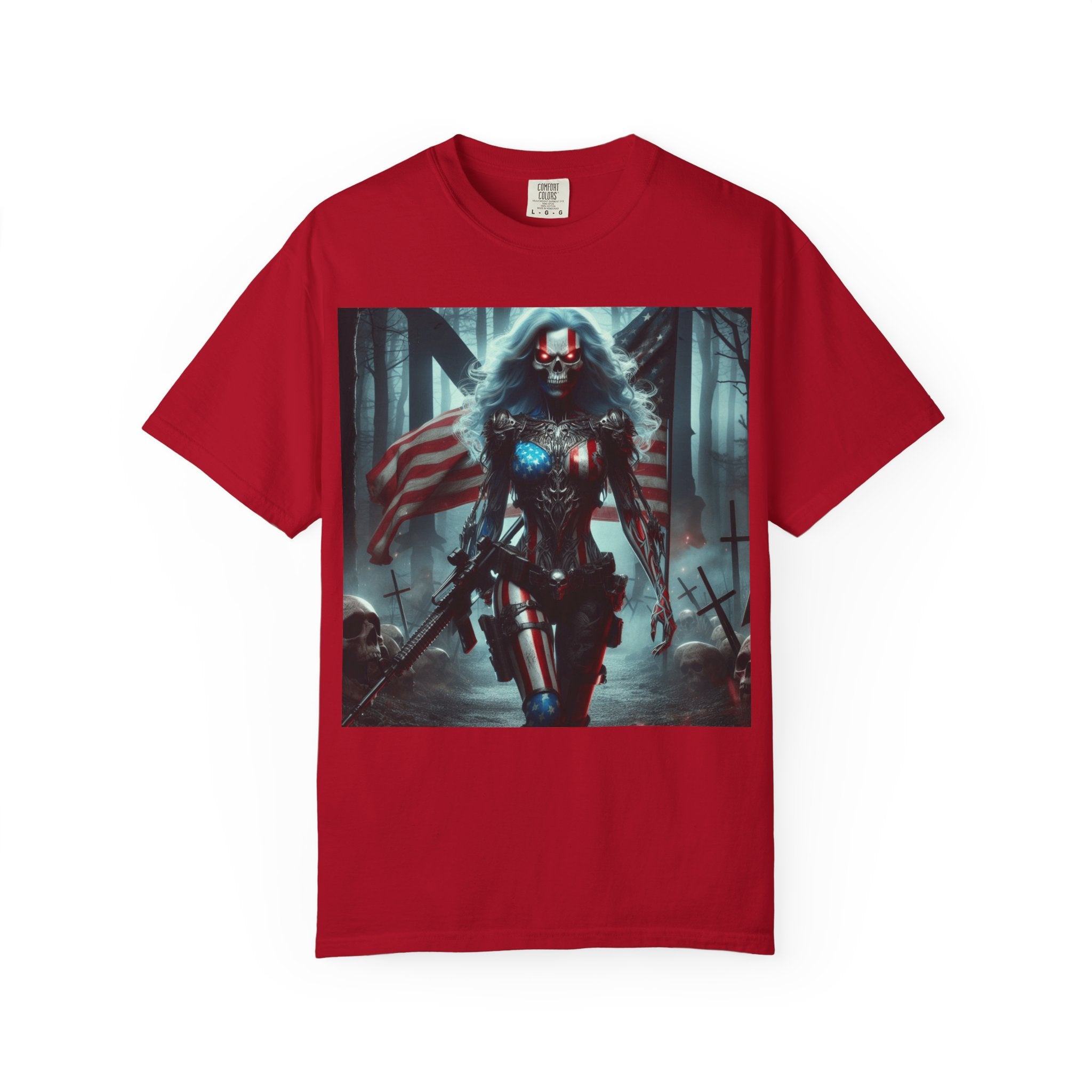 American Warrior Ver 16 | Soldier Skull Forest Graphic