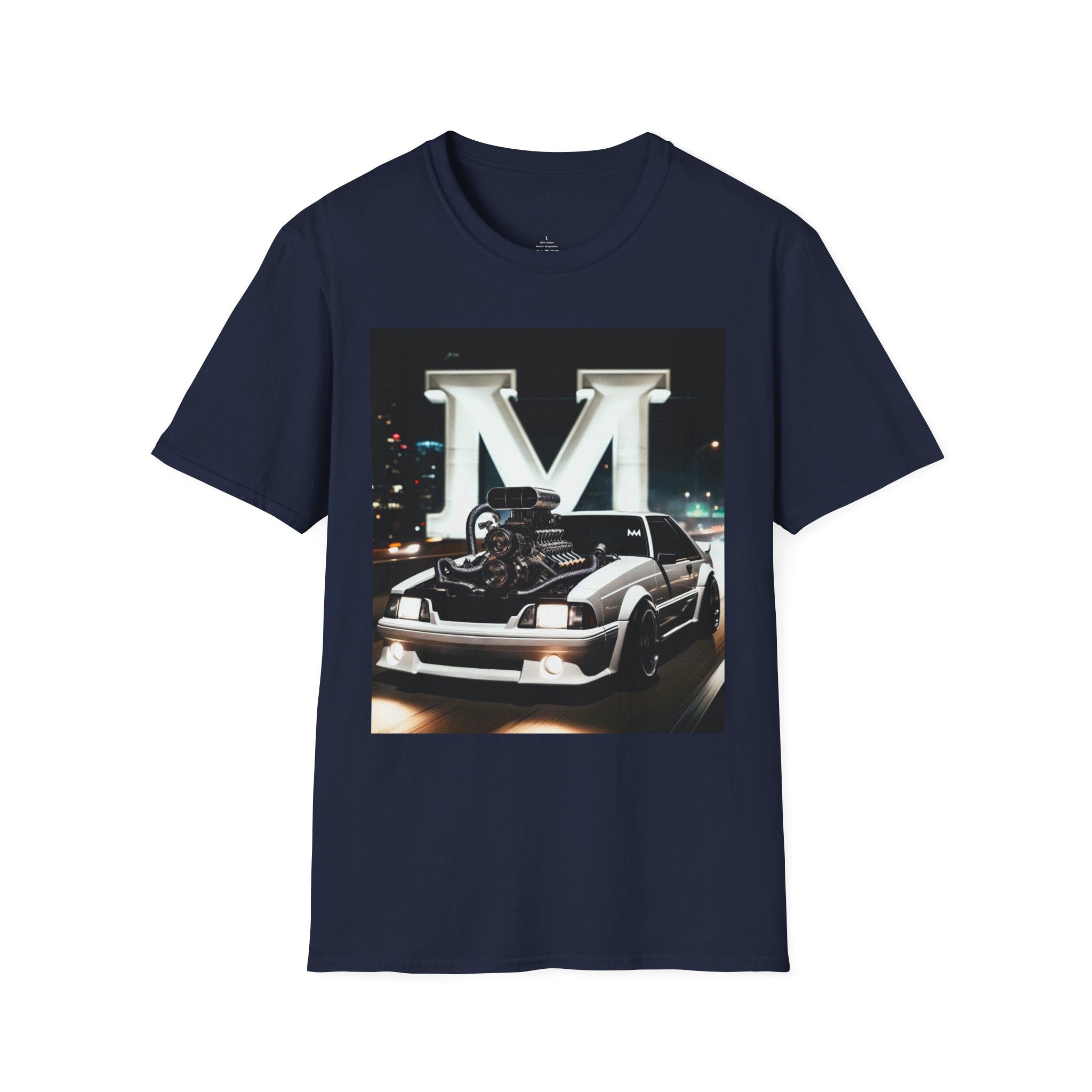 Classic Muscle Car M Tee — 'The Stallion' Graphic T-Shirt
