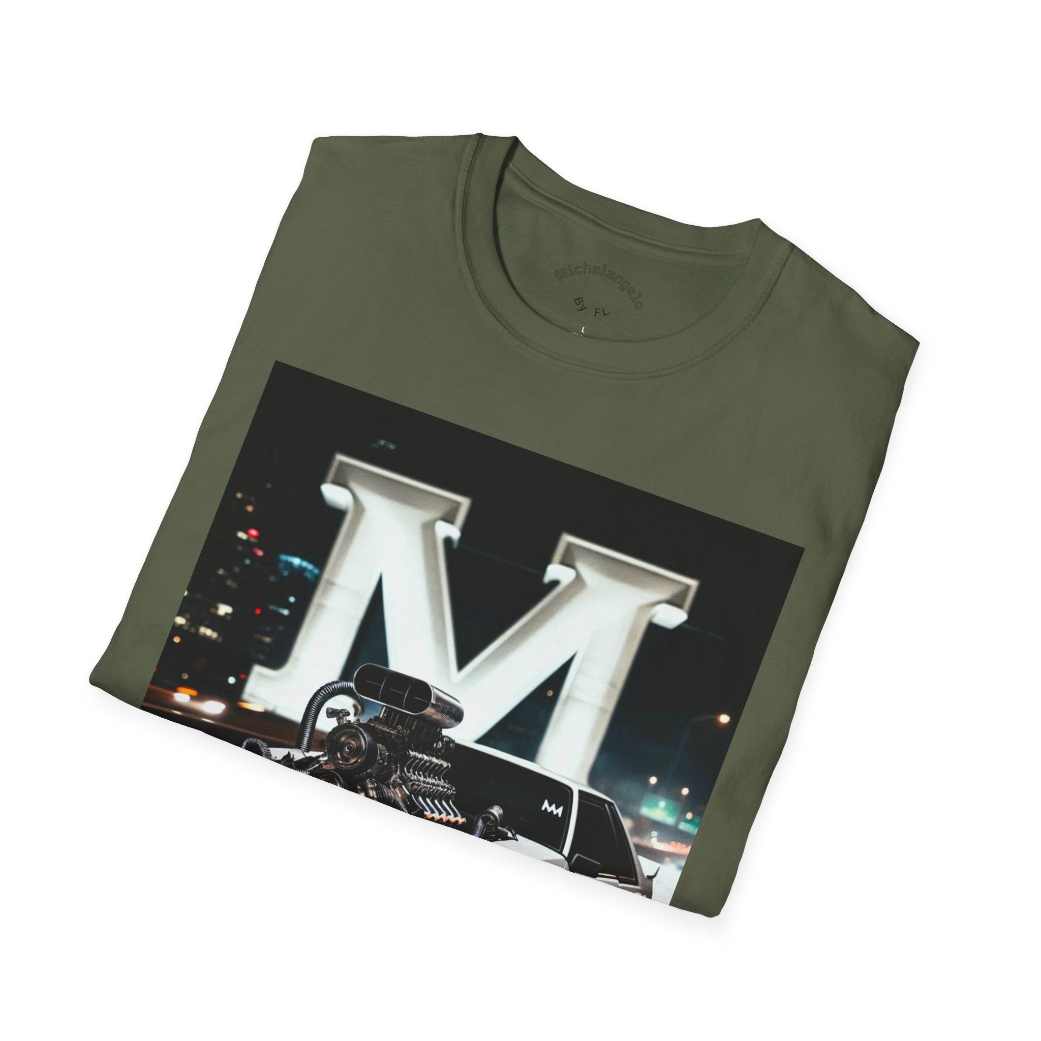 Classic Muscle Car M Tee — 'The Stallion' Graphic T-Shirt