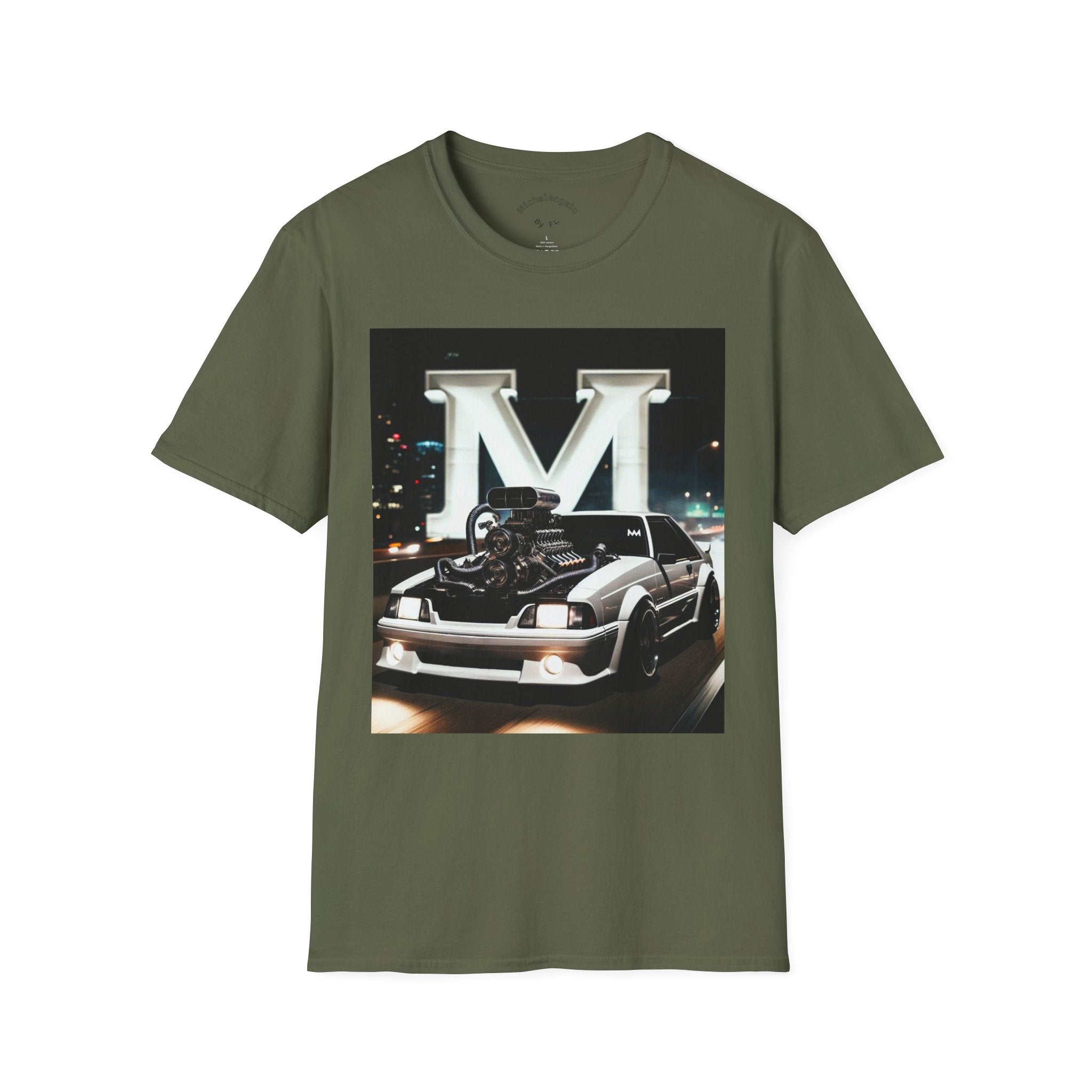 Classic Muscle Car M Tee — 'The Stallion' Graphic T-Shirt