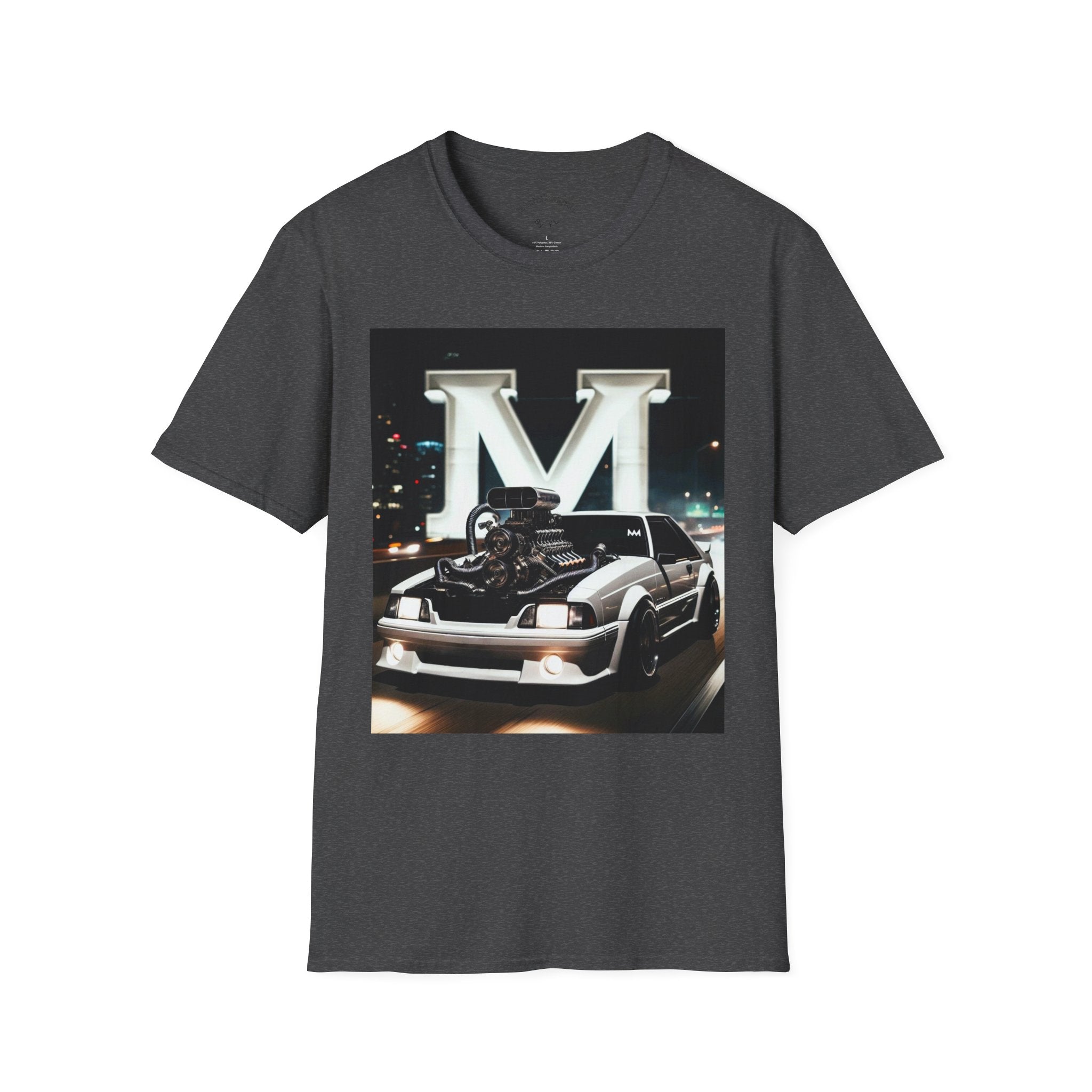 Classic Muscle Car M Tee — 'The Stallion' Graphic T-Shirt